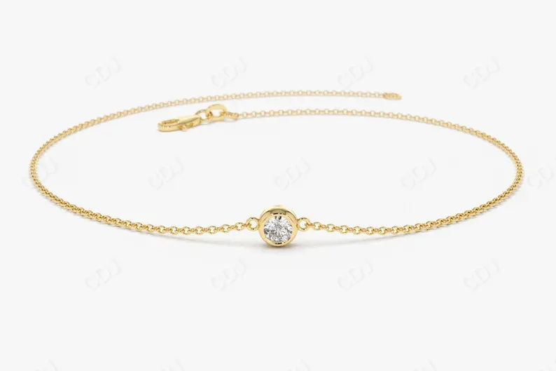 0.11CT Round Cut Lab Grown Diamond Bracelet