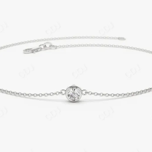 0.11CT Round Cut Lab Grown Diamond Bracelet