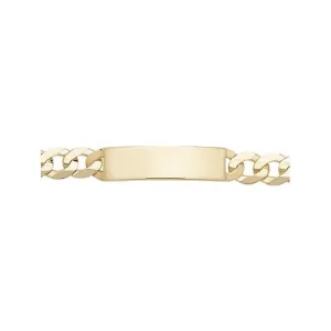 9ct Yellow Gold Men's ID Bracelet BR268