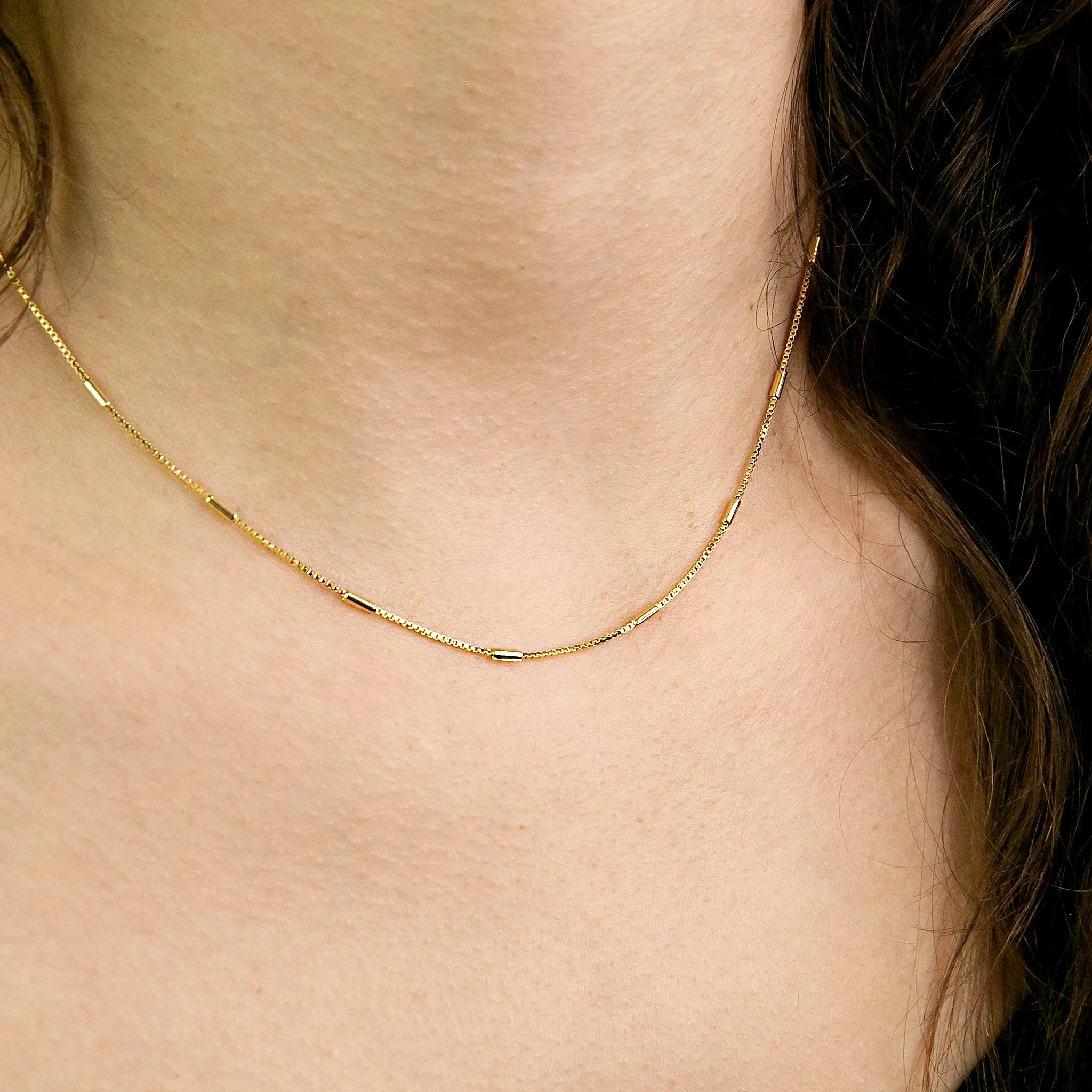 Alba Bar Chain Necklace