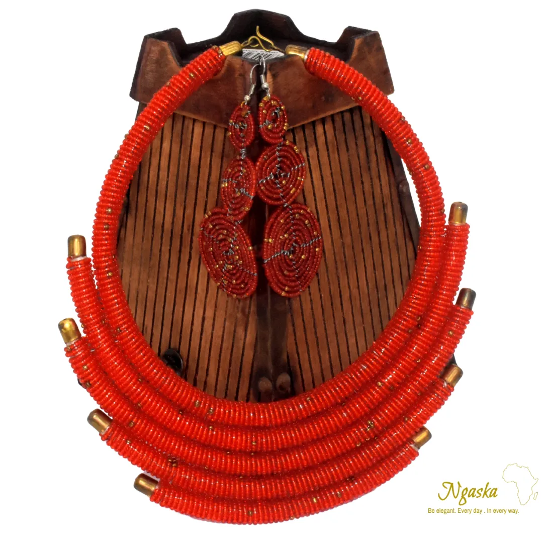 Amara Necklace (Red)