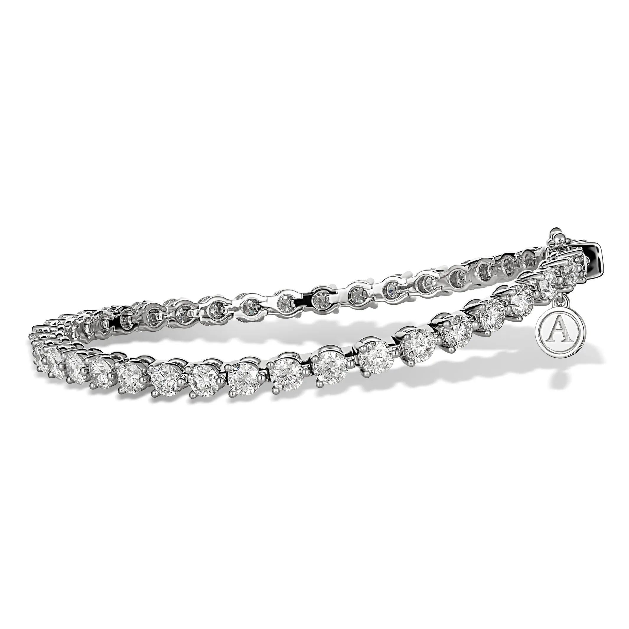 Aura Tennis Bracelet 6.12ct - 6.80ct | Yellow Gold