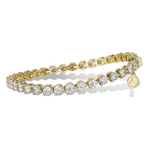 Aura Tennis Bracelet 7.81ct - 8.80ct | Yellow Gold