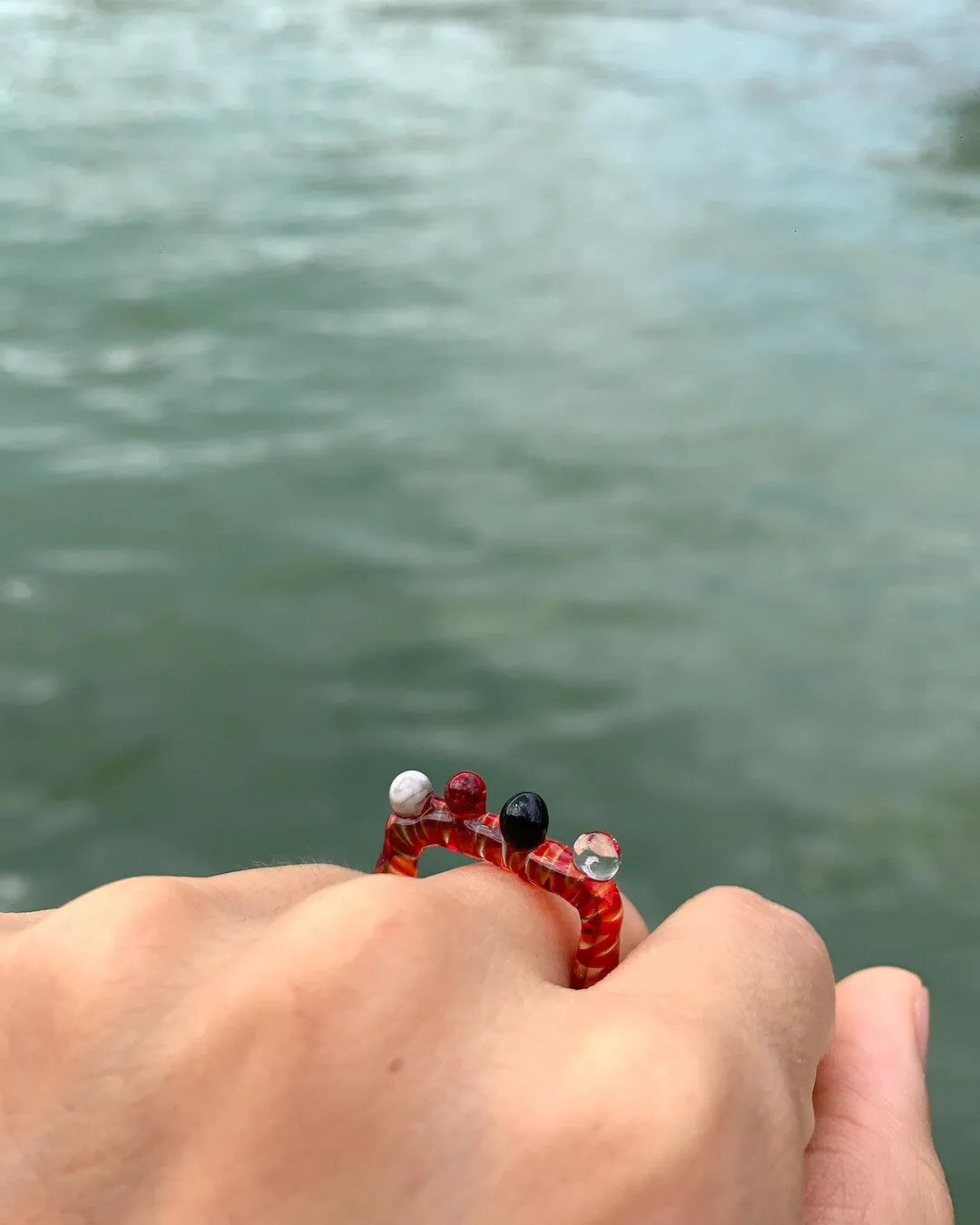 Balance Art - Murano glass ring