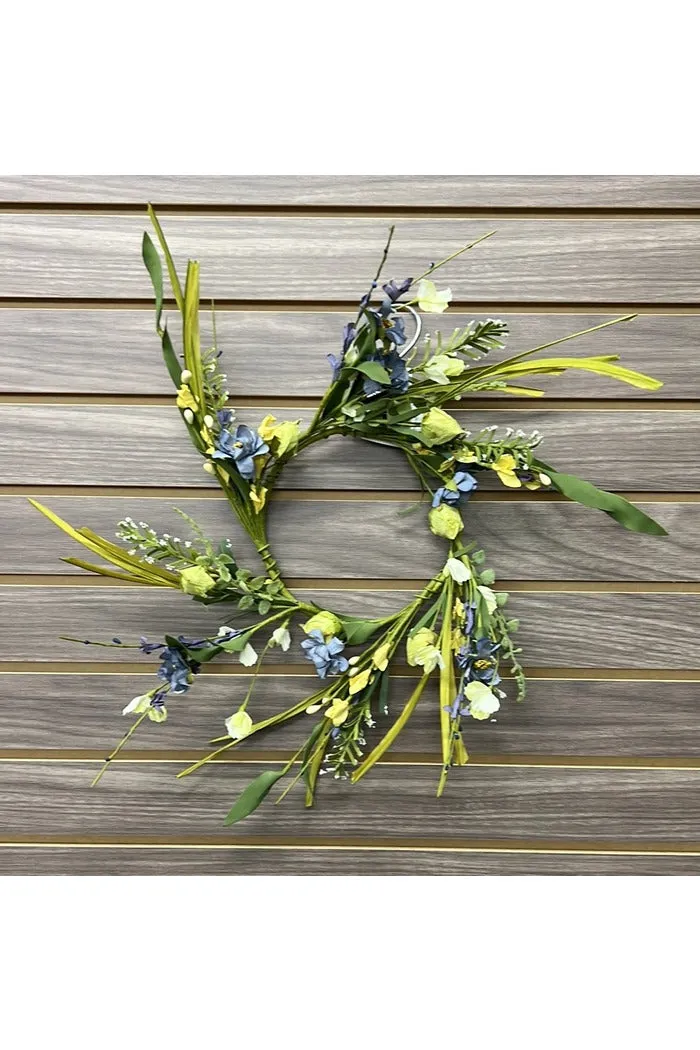 Blue Cornfield Candle Ring