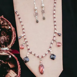 Cascading Garnet Chic Jewelry