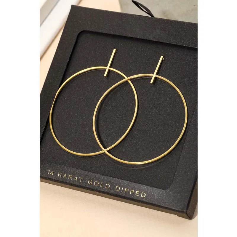 CEO Hoop Earrings