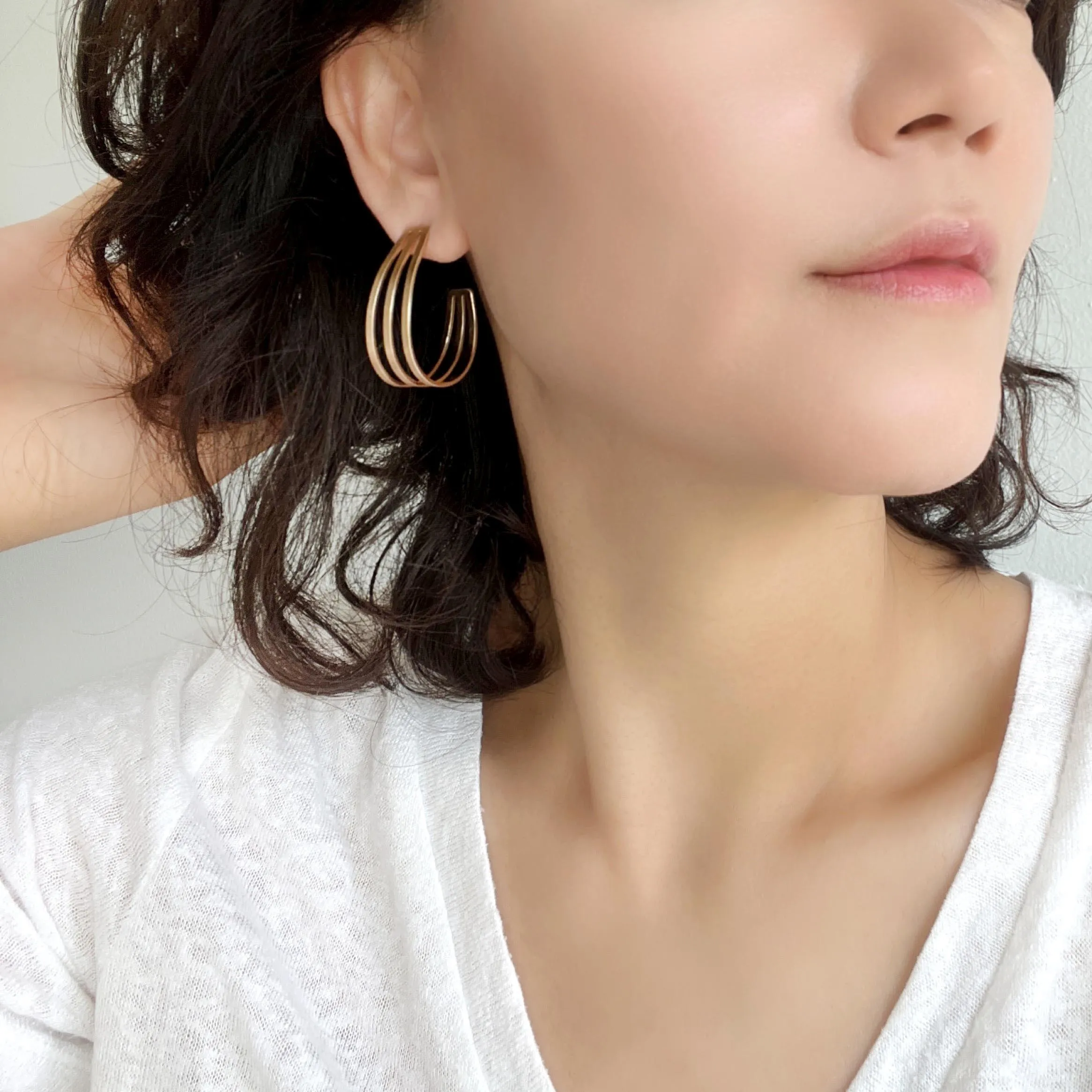 Chic Layered Hoop Earrings