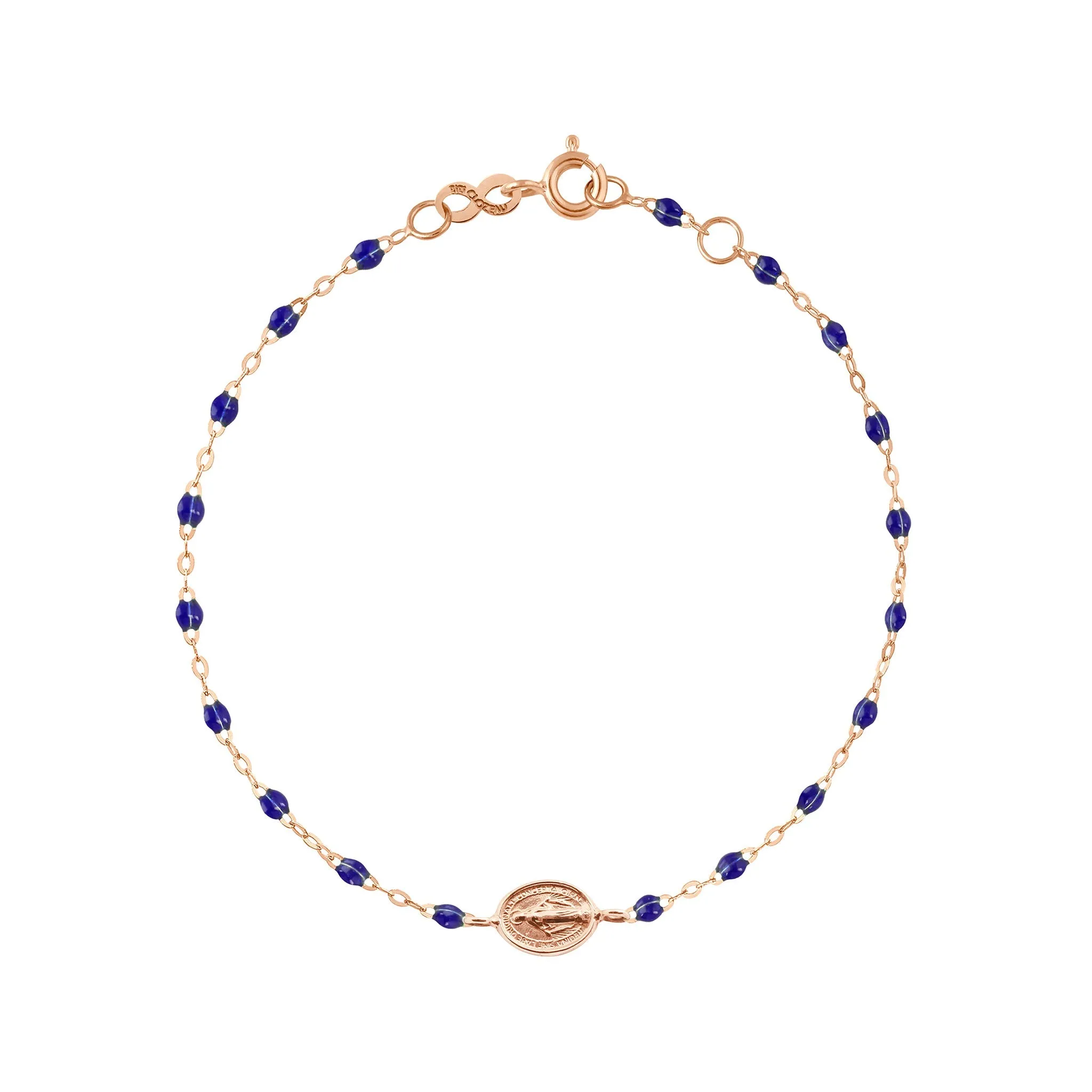 Child Madone Charm Classic Gigi Lapis bracelet, Rose Gold, 5.9"