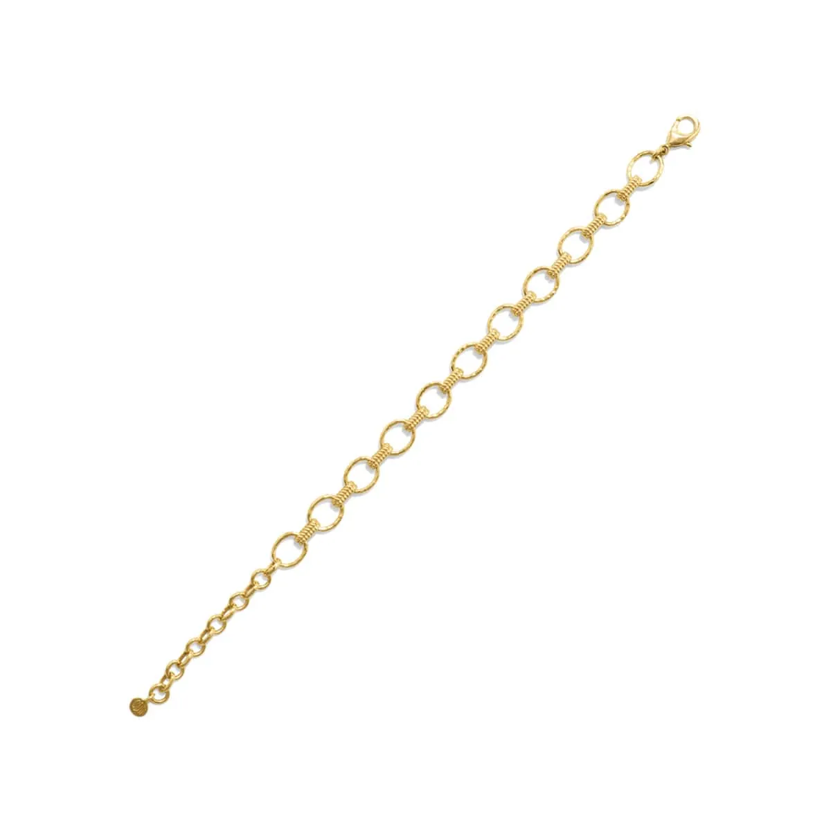 Cleopatra Small Link Bracelet, 7 1.5" - Gold