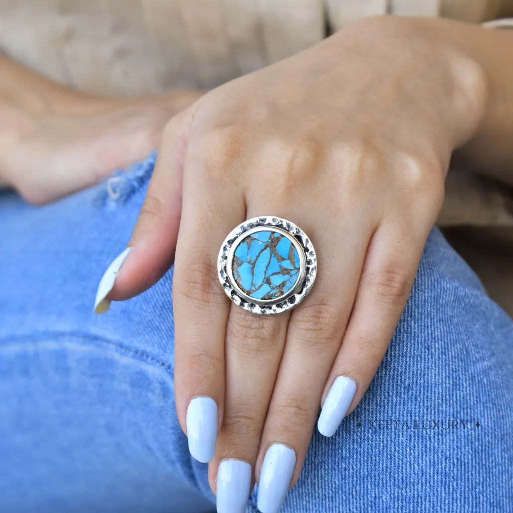 Coin Treasury - Turquoise Ring