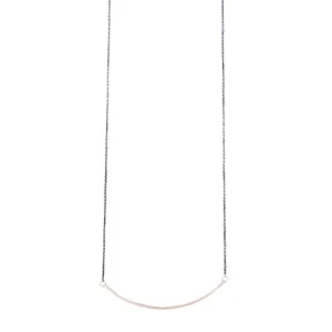 Curved Slinky Bar Necklace by Carla Caruso