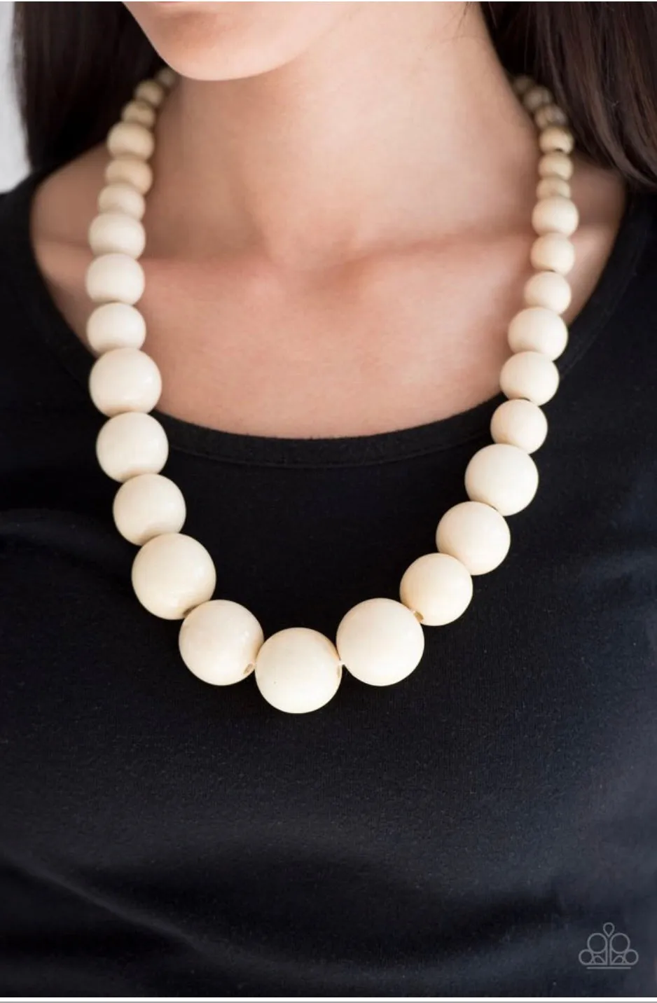 Effortlessly Everglades White-Necklace