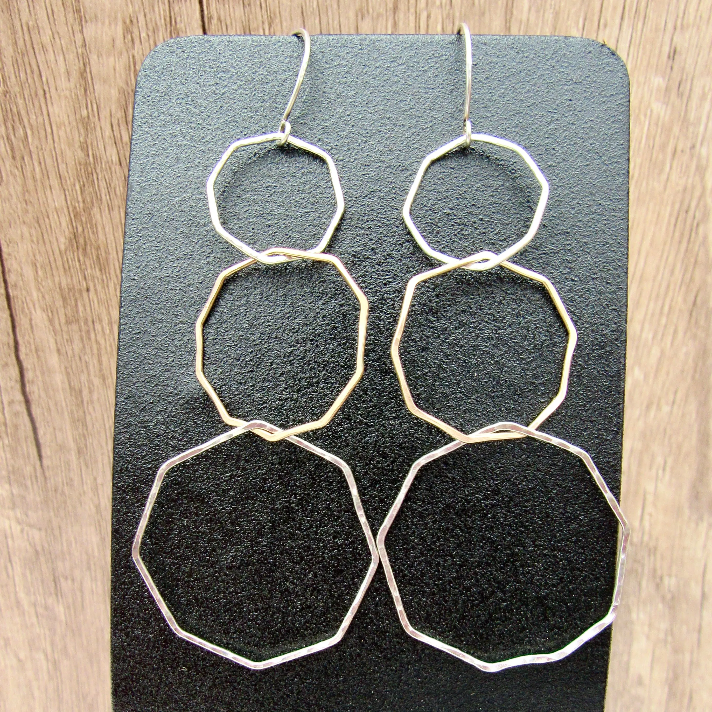 Geometric Chandelier Earrings