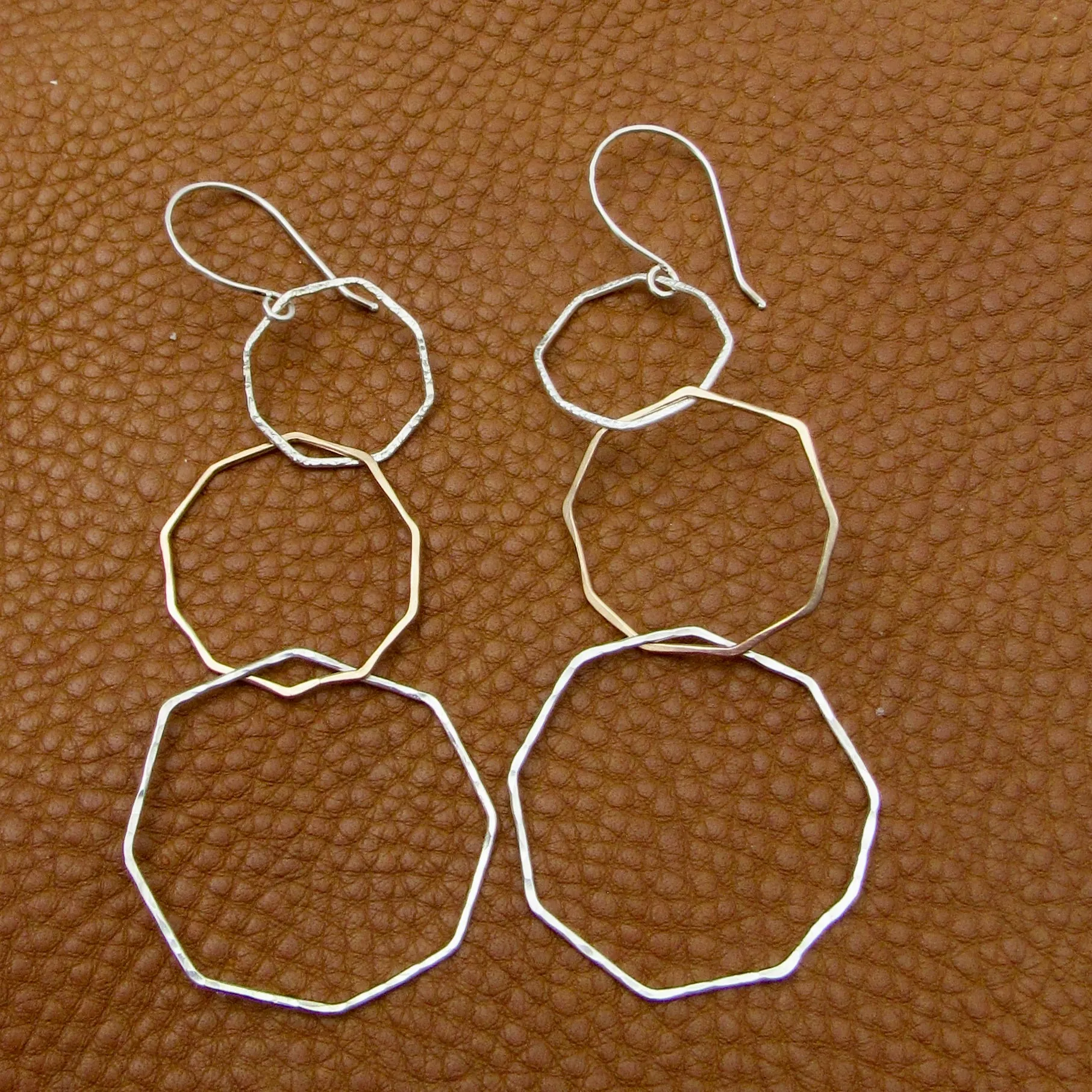 Geometric Chandelier Earrings