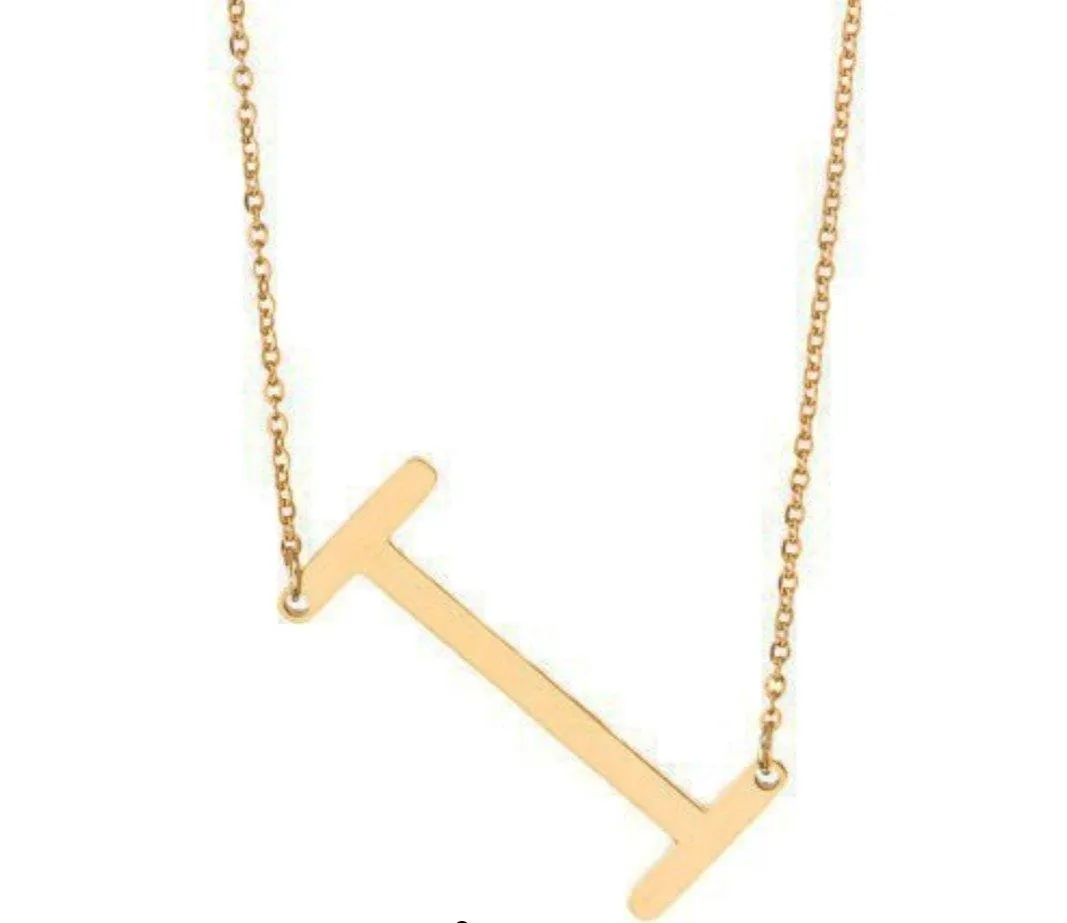 Initial Necklace (Gold and Silver)