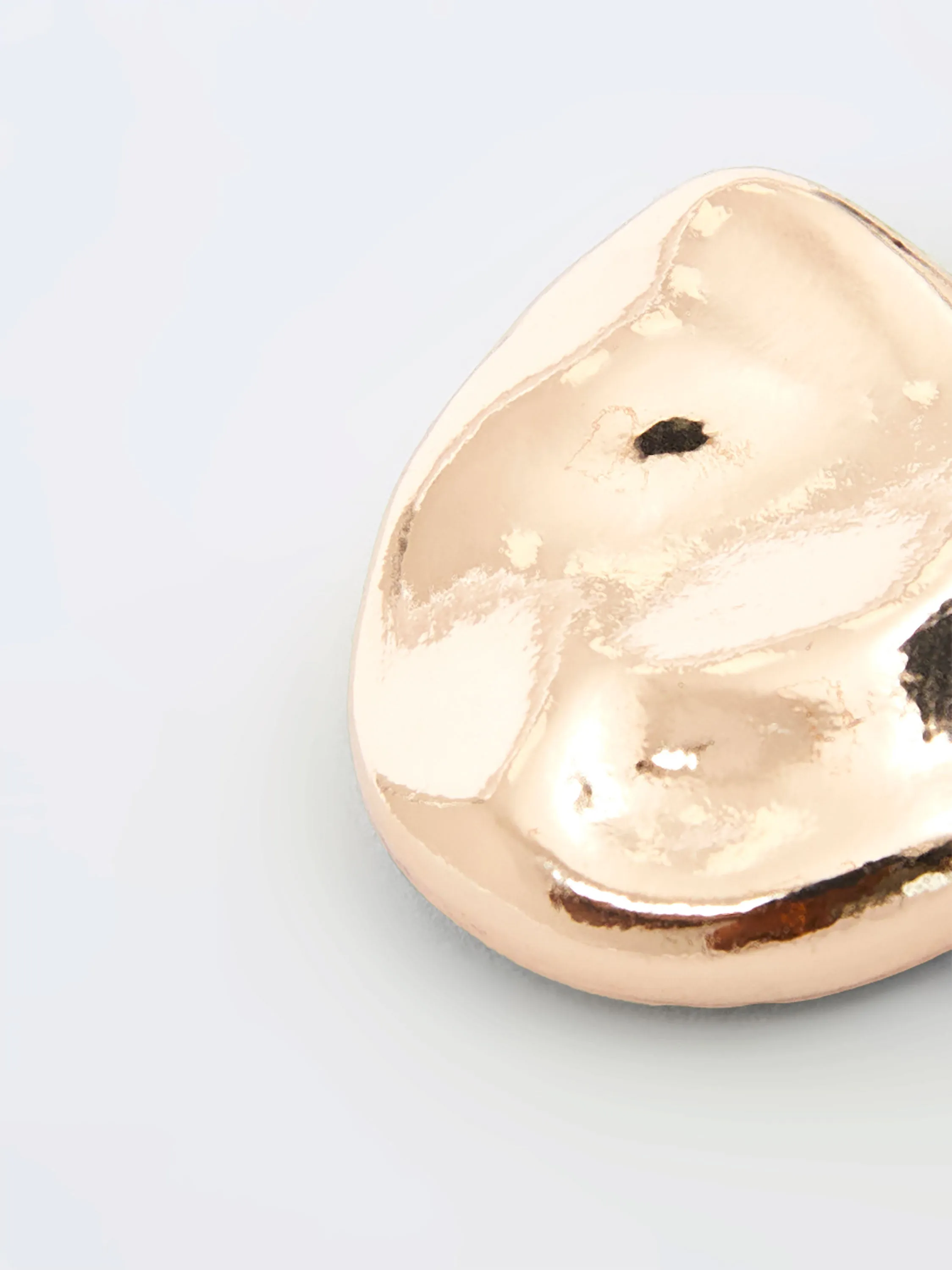 Irregular Pebble Stud Earrings