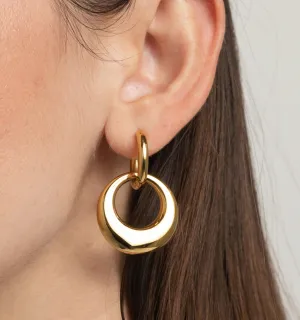 Lily Circle Hoops Earrings