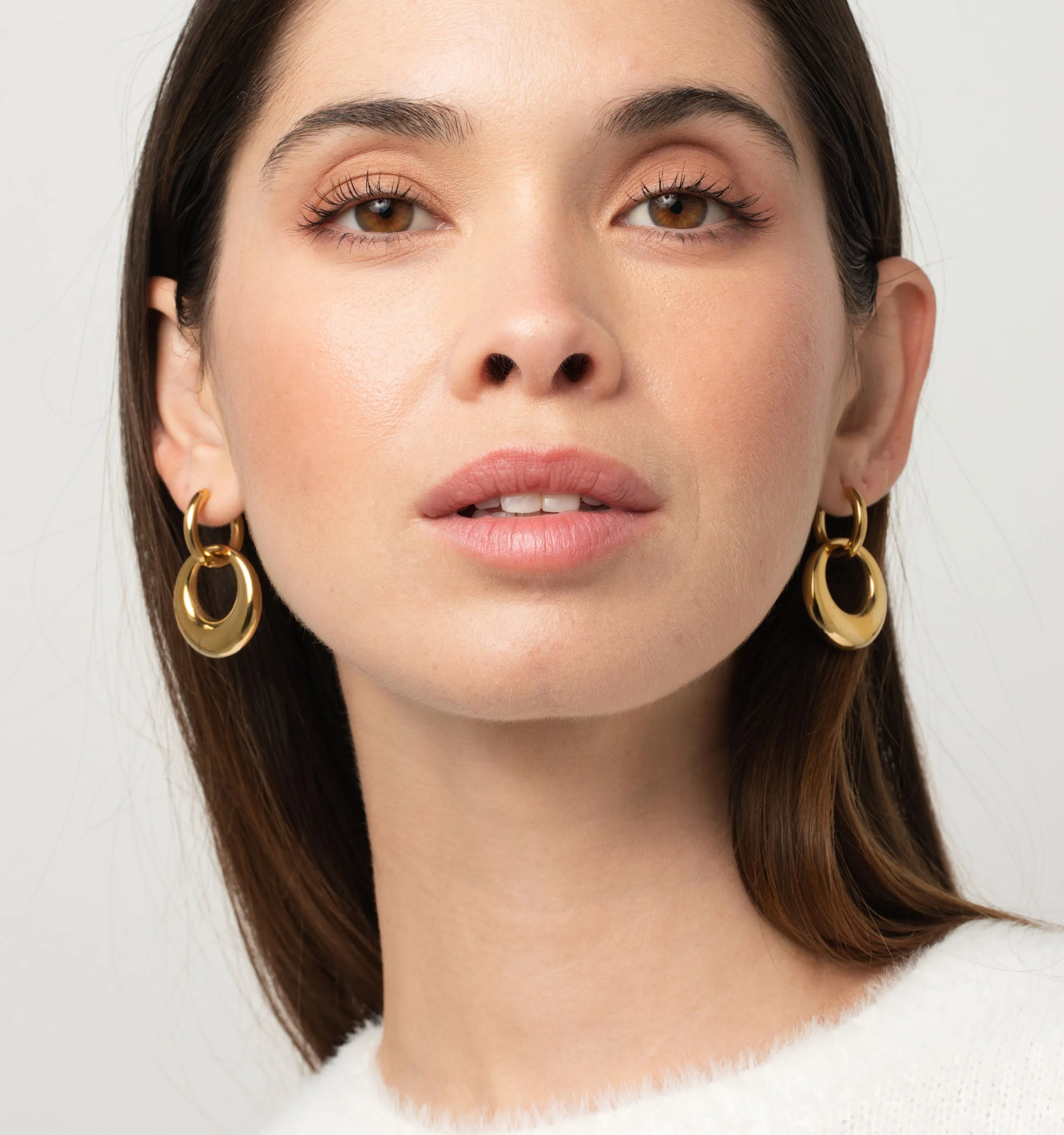 Lily Circle Hoops Earrings