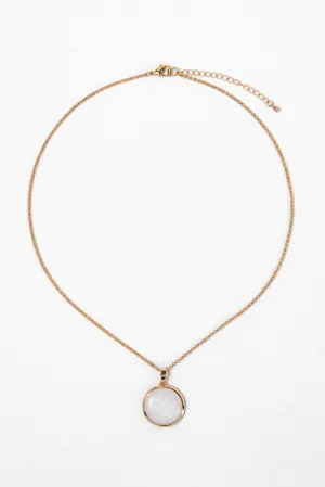 Lisa Dainty Chain with Pearl Necklace