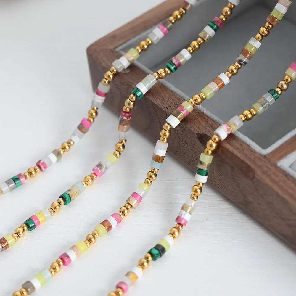 Luxurious Handcrafted Ethnic Stone Necklace for Women