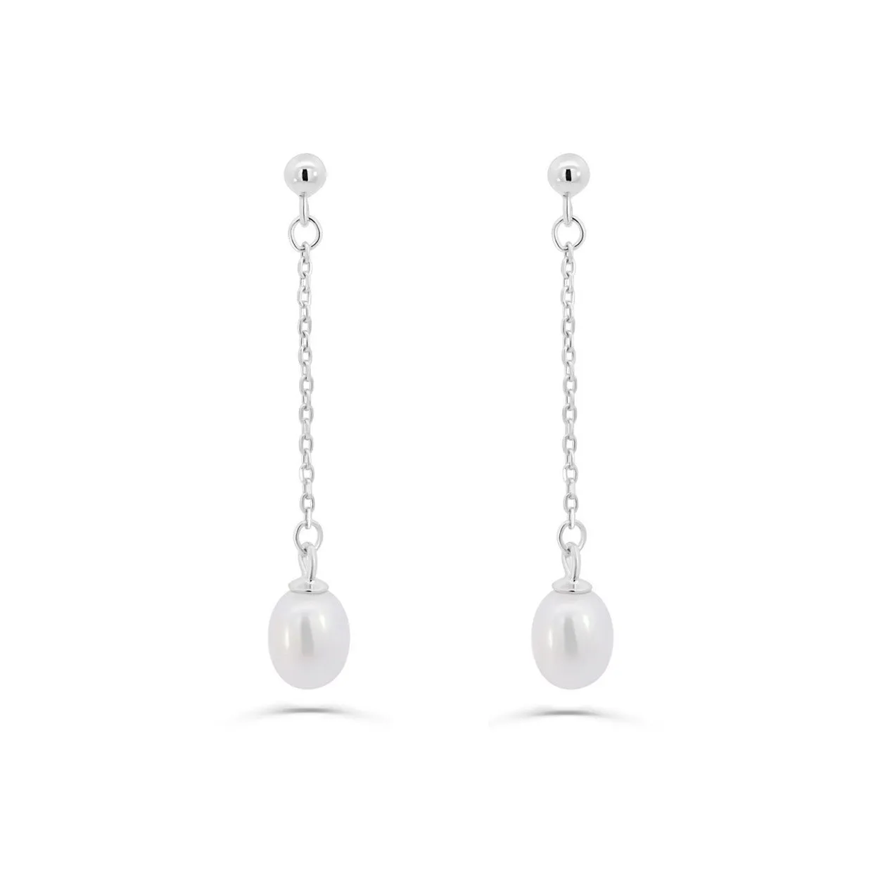 Lynova Pearl Stud Earrings