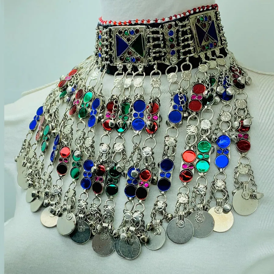 Multicolor Nomadic Gypsy Choker Necklace