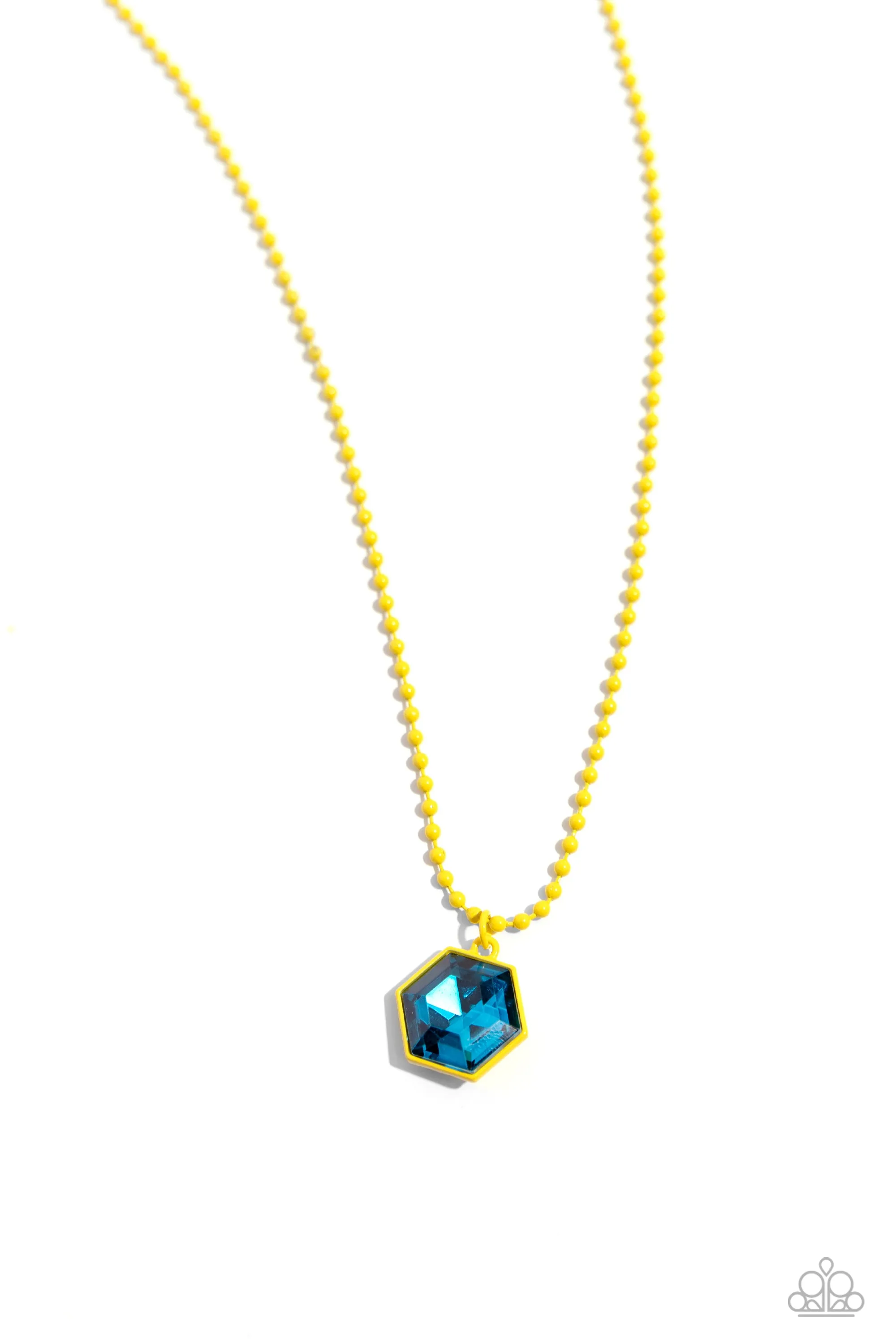 Necklaces Sprinkle of Simplicity - Yellow N182