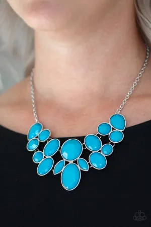 Open Door Jewelry - Demi-Diva - Blue Necklace - Paparazzi Accessories