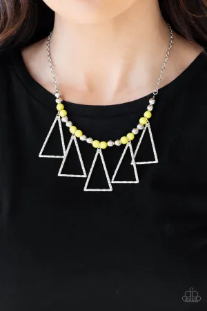 Paparazzi Necklace ~ Terra Nouveau - Yellow