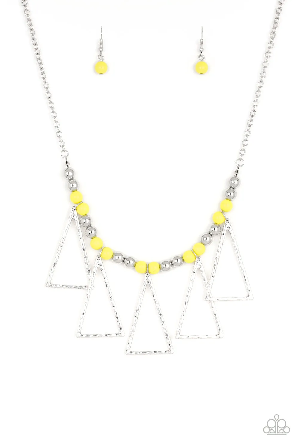 Paparazzi Necklace ~ Terra Nouveau - Yellow