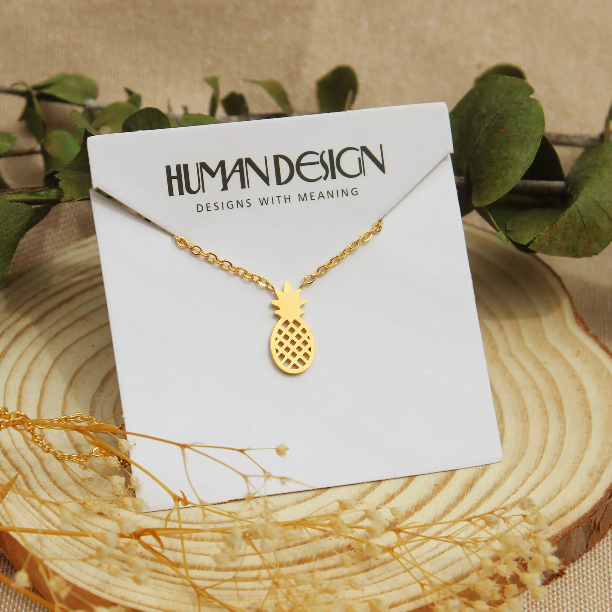 Pineapple Pendant Necklace