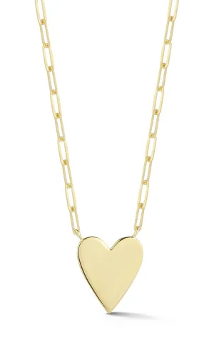 Polished Heart Necklace