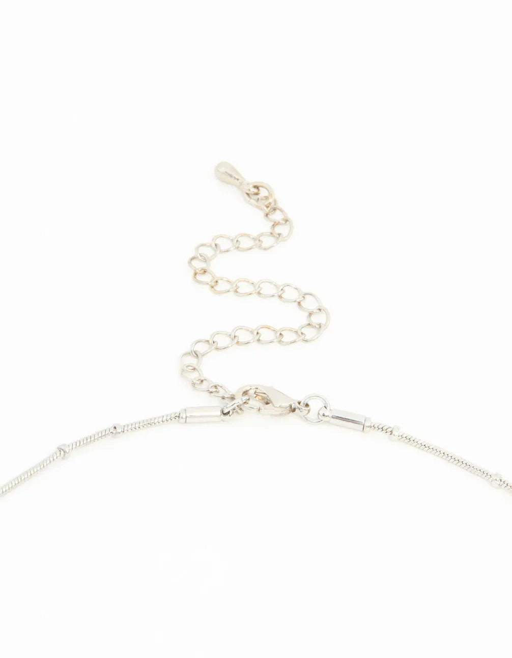 Rhodium Dainty Y-Necklace