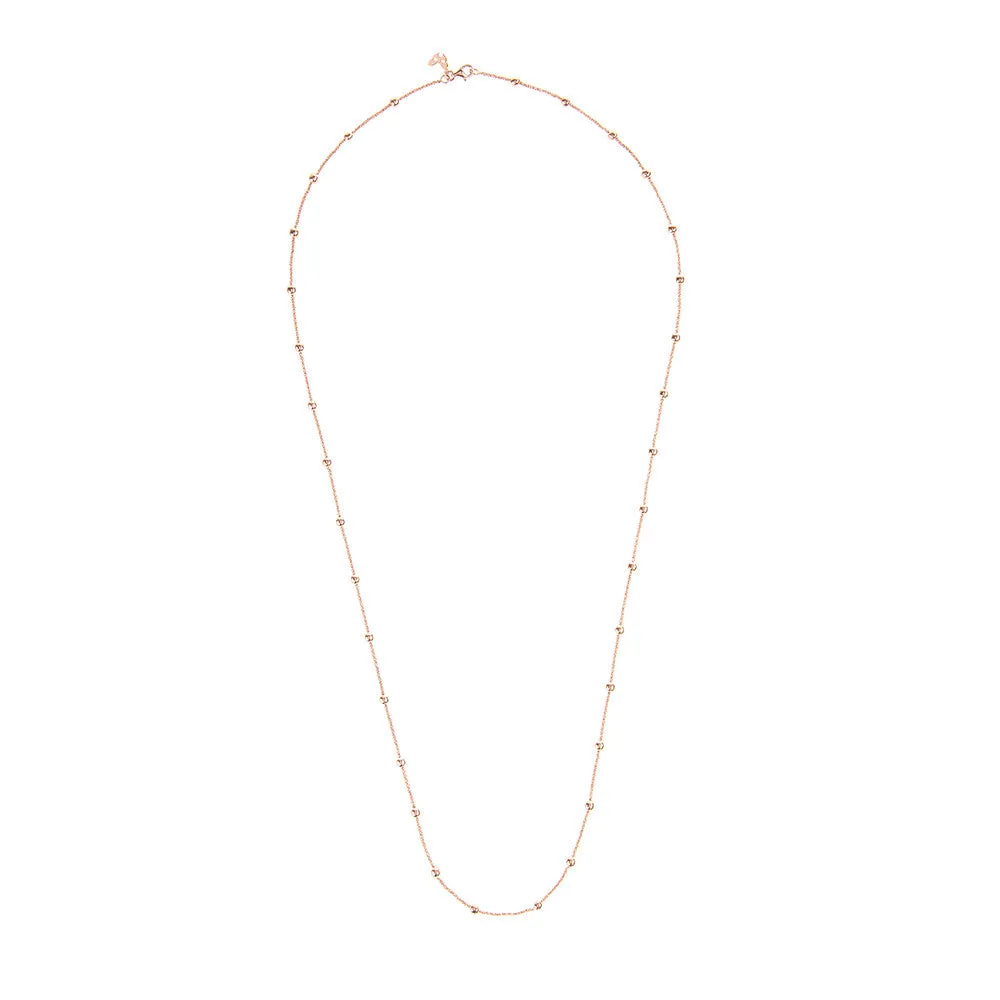 Rose Gold Long Rio Necklace