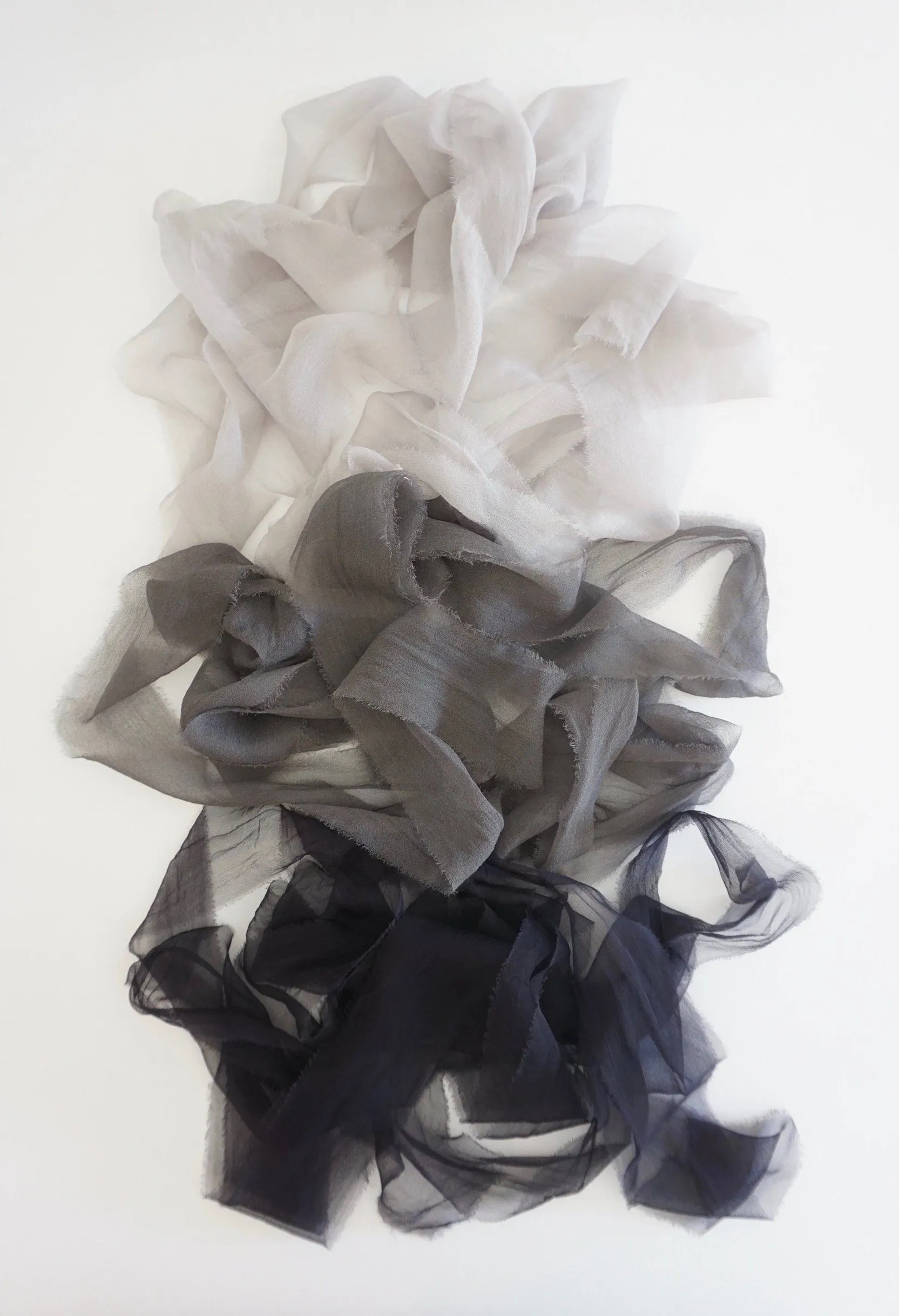 Silk Gossamer Ribbon in Slate