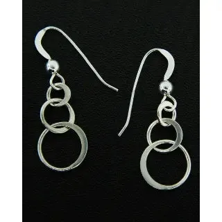 Silver Ringlet Earrings