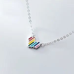 There's A Rainbow In My Heart Necklace