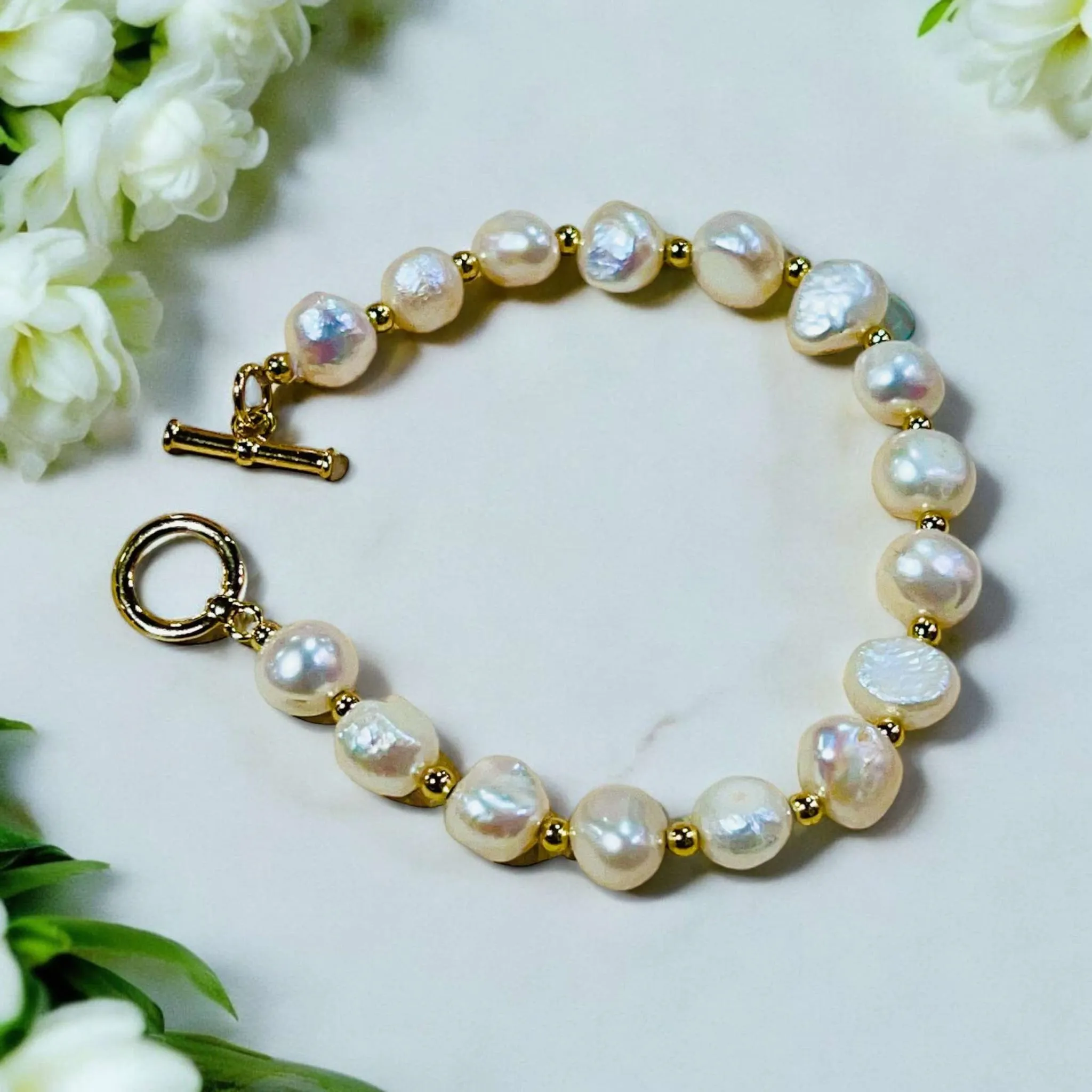 Timeless Allure Pearl Bracelet