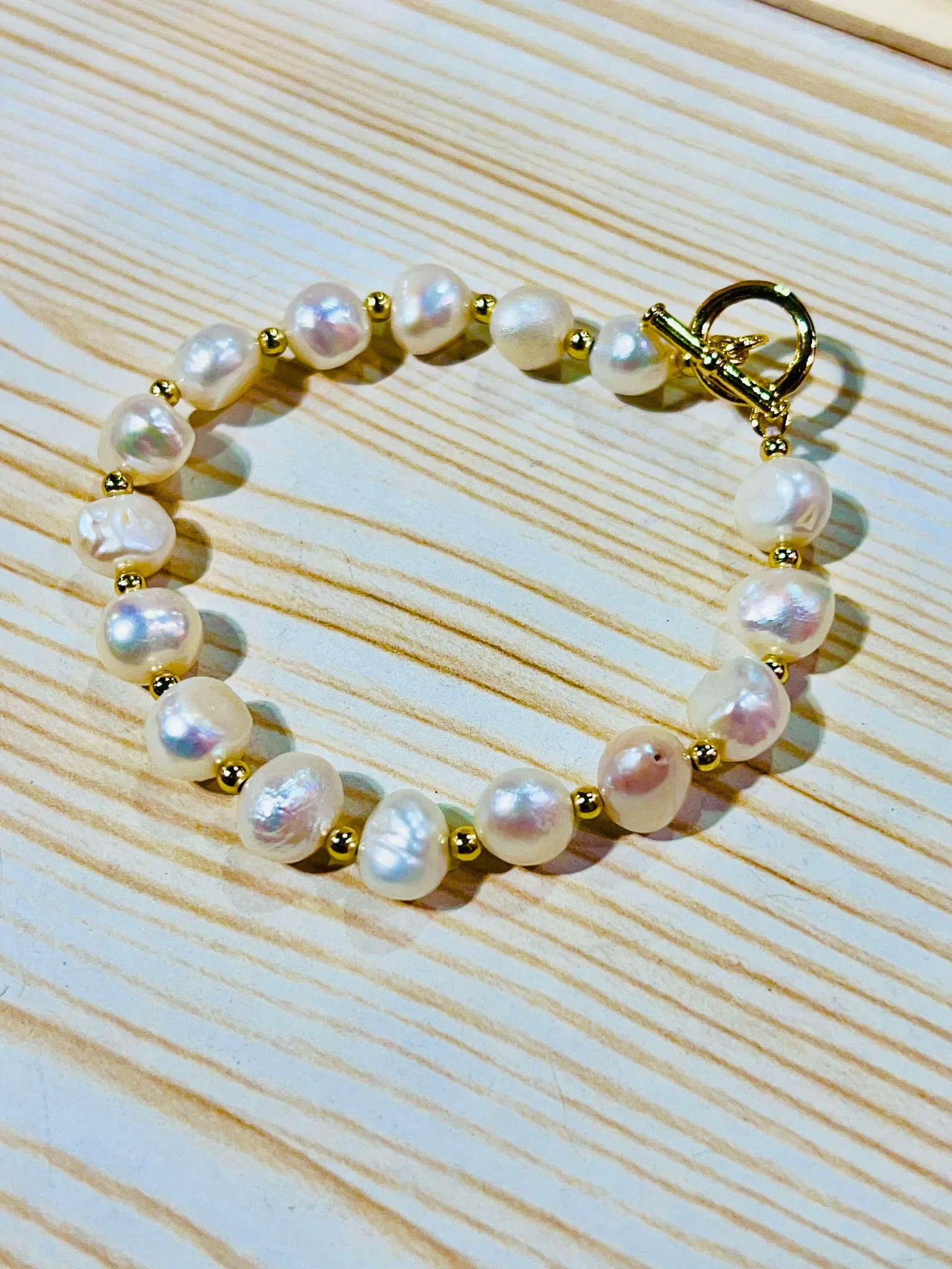 Timeless Allure Pearl Bracelet