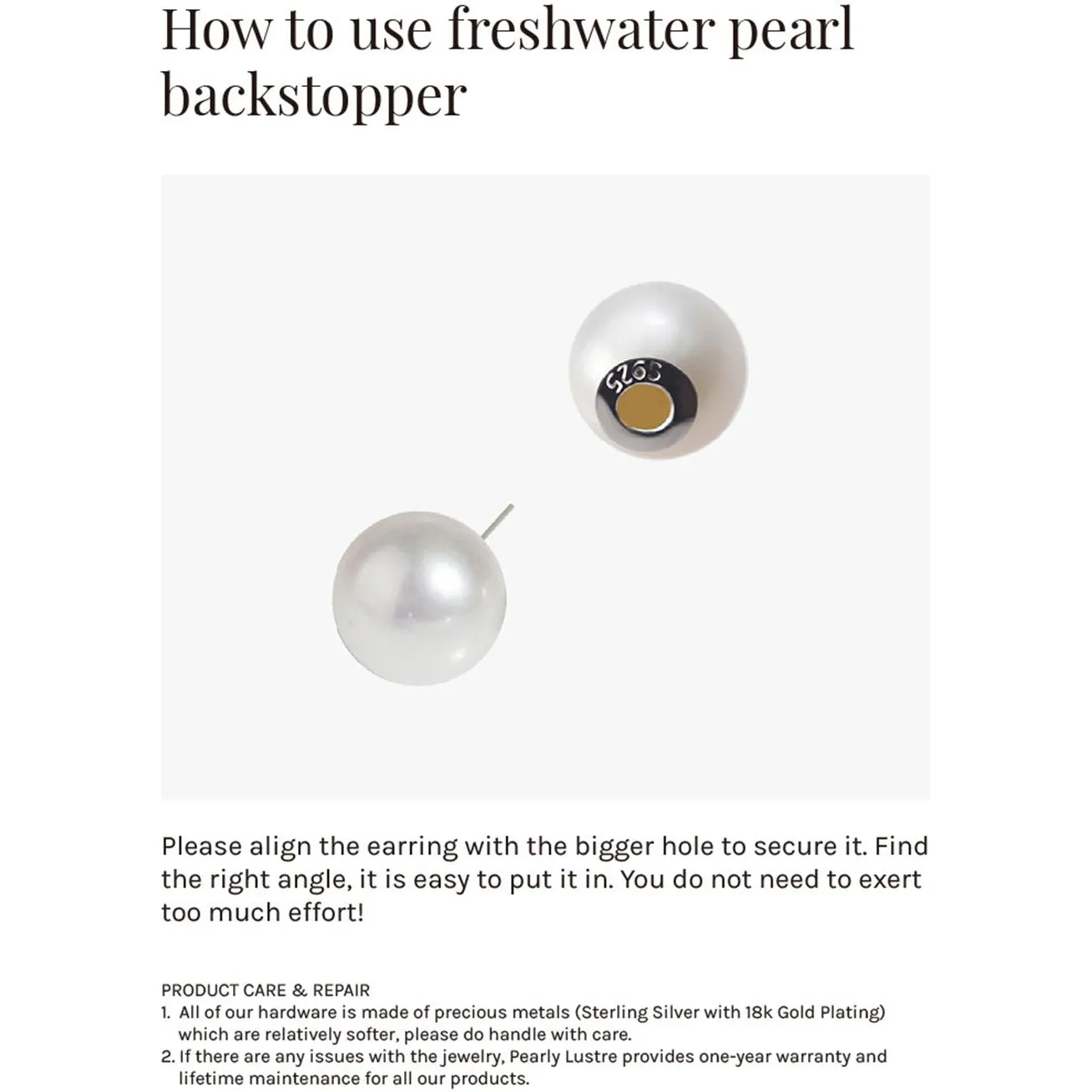 Top Grade Freshwater Pearl Earrings WE00729