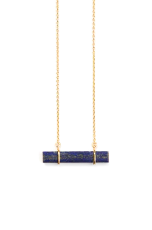 Urban Bar Necklace with Lapis Lazuli