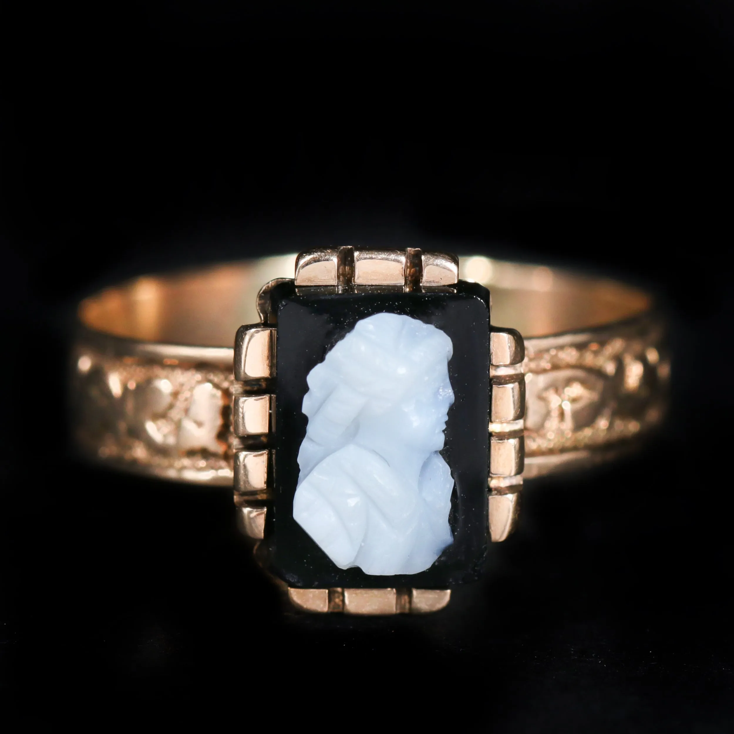 Victorian Sardonyx Cameo Ring