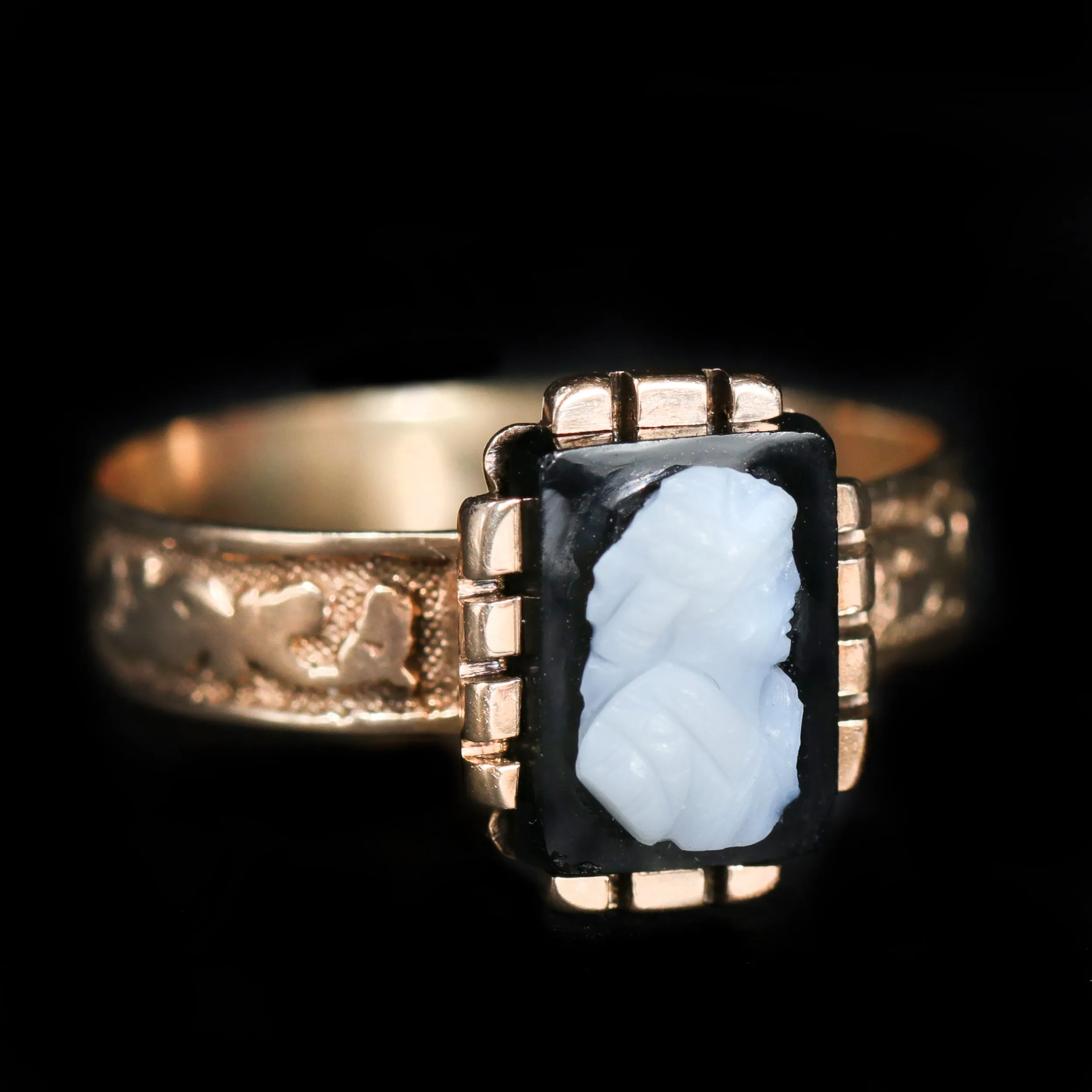 Victorian Sardonyx Cameo Ring