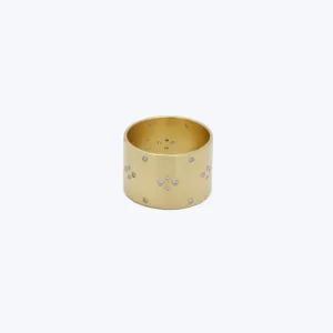 Wide Gold Band, Size 7