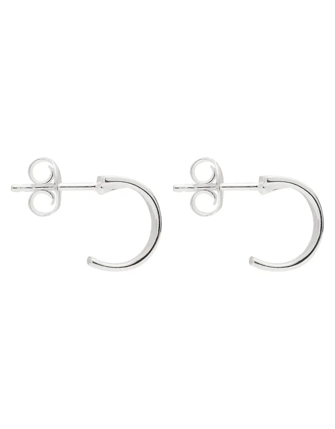 Yale Hoop Earring Silver